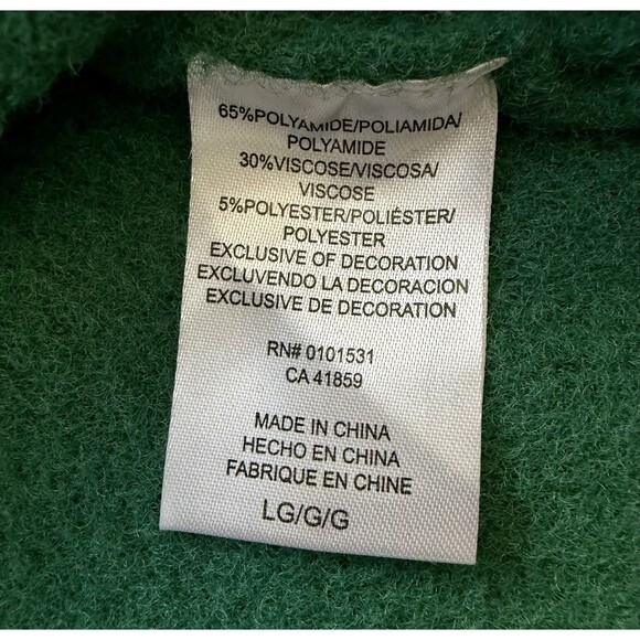 Wicked Elphaba Graphic Cardigan Paul Tazewell Green size L Embroidered Oz Ariana - Picture 8 of 11